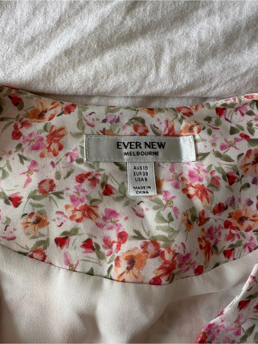 Ever New Floral Button-Front Mini Dress - Picture 2 of 2